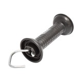Maner poarta pentru gard electric cu carlig, negru, Breckner Germany
