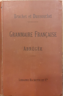 Grammaire francaise Abregee foto