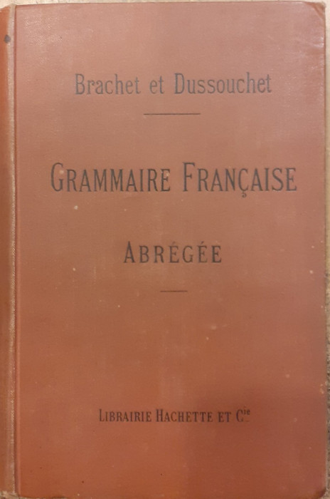 Grammaire francaise Abregee