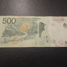 Bancnota Argentina 500 Pesos