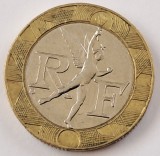 Franta, 10 Francs 1992, Geniul Libertății