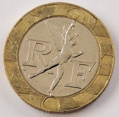 Franta, 10 Francs 1992, Geniul Libertății foto