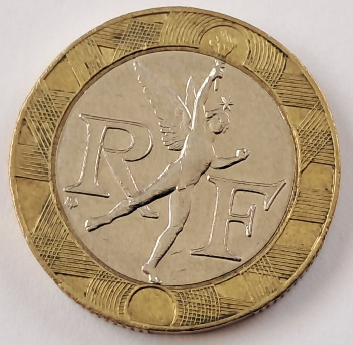 Franta, 10 Francs 1992, Geniul Libertății