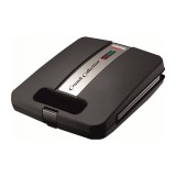 Sandwich maker Albatros, 1200 W, 4 sandwichuri, carcasa termoizolanta, Negru/Argintiu