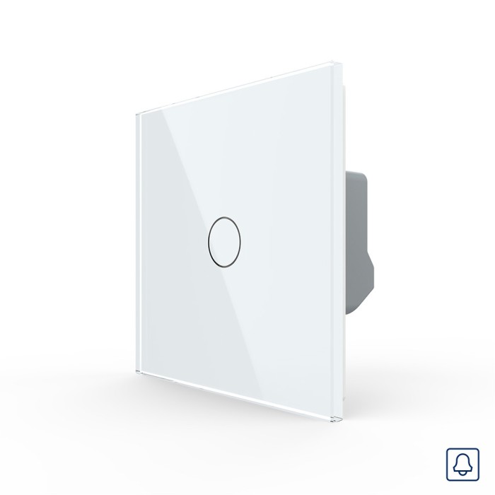Buton Sonerie cu Touch LIVOLO din Sticla - Serie Noua SmartElectro IntelligentHouse