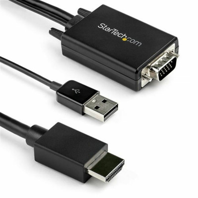 HDMI to VGA Adapter Startech VGA2HDMM2M (2 m) Black foto