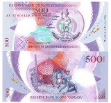 Vanuatu 500 Vatu 2017 P-17 Polimer Comemorativa UNC