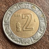 C50 - Moneda foarte veche - Mexic - 2 pesos - 1998