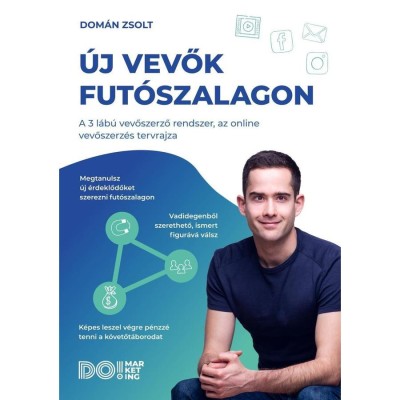 &amp;Uacute;j vevők fut&amp;oacute;szalagon - A 3 l&amp;aacute;b&amp;uacute; vevőszerző rendszer, az online vevőszerz&amp;eacute;s tervrajza - Dom&amp;aacute;n Zsolt foto