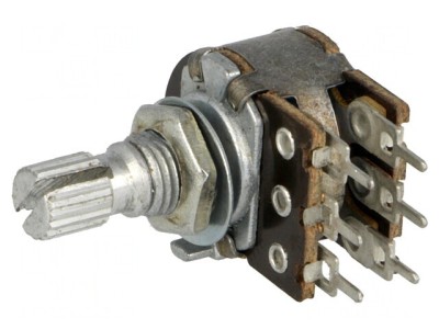 Potențiometru axial 1k&amp;Omega; 100mW &amp;plusmn;20% foto