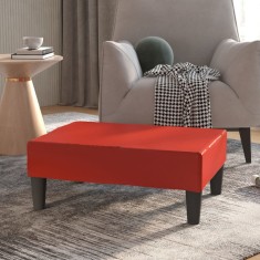 vidaXL Taburet, ro?u vin, 78x56x32 cm, piele ecologica foto