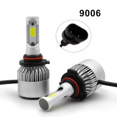 Set 2 becuri auto S2 9006, 72W, 16000 lumeni pe set foto