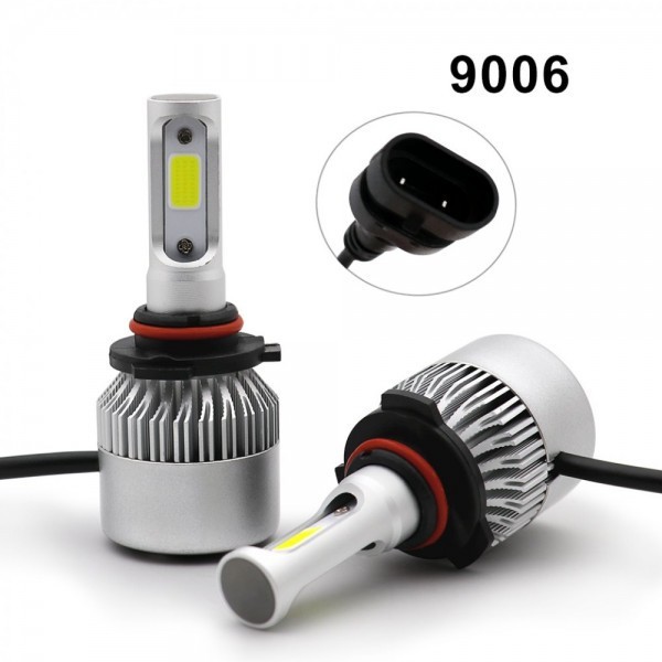 Set 2 becuri auto S2 9006, 72W, 16000 lumeni pe set
