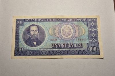 100 lei 1966 foto