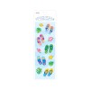 Abtibilduri Ooly Stickiville Flip Flops - Autocolante Slapi Colorati, 2 Coli, Hartie Lucioasa, Jocuri Arta Creatie, +3 Ani