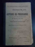 Extraits Des Auteurs Du Programme - Emile Escouffier ,545674