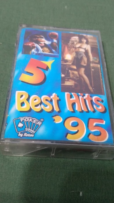 CASETA AUDIO BEST HITS '95 VOL 5 ORIGINALA FOARTE RARA !!