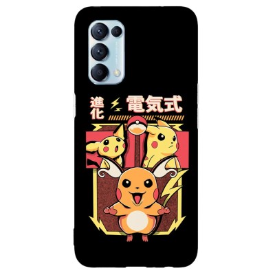 Husa compatibila cu Oppo A5 (2020) model Pikachiu evolution, Silicon, TPU, Viceversa foto