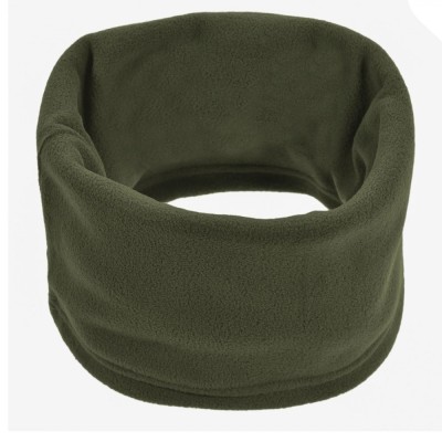 Fular Circular Bărbați, Fleece, Cordon, Culoare Kaki foto