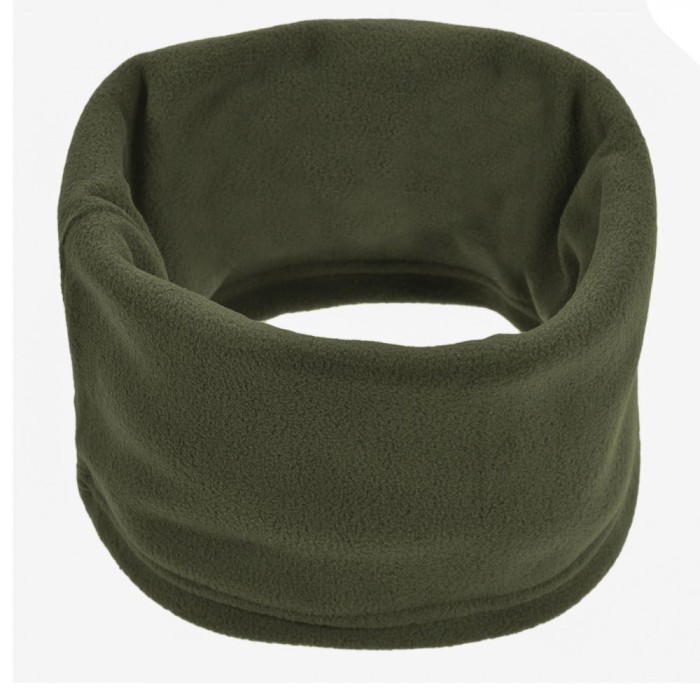 Fular Circular Bărbați, Fleece, Cordon, Culoare Kaki