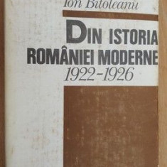 Din istoria Romaniei moderne 1922-1926- Ion Bitoleanu