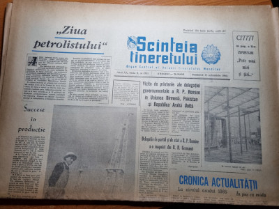 scanteia tineretului 11 octombrie 1964-jocurile olimpice tokio,platourile buftea foto