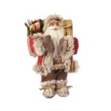 Cumpara ieftin Decoratiune - Santa Country Style, 30 cm, poliester, multicolor | Kaemingk