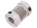Cuplaj 10mm-6mm, aluminiu/oțel inoxidabil