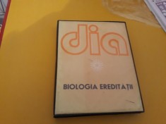 DIAPOZITIVE BIOLOGIA EREDITATII ALEXANDRINA MIHAILESCU 5 FILE,60 BUCATI