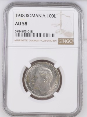 Romania - 100 Lei 1938 - AU58 foto