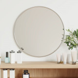 Oglinda de perete rotunda, argintiu, &Oslash; 40 cm GartenMobel Dekor, vidaXL