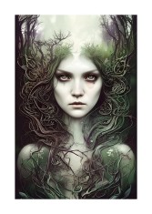 Sticker decorativ, Mama Naturii, Verde, 85 cm, 6345ST foto