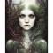 Sticker decorativ, Mama Naturii, Verde, 85 cm, 6345ST