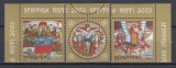 ROMANIA 2005 LP 1679 SFINTELE PASTI SERIE MNH
