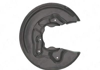 Protectie stropire disc frana Audi A3 (8p), 05.2003-04.2008, Spate, Dreapta, aluminiu foto