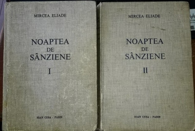Mircea Eliade-Noaptea de sanziene, prima editie, an 1971, 1100 de exemplare foto