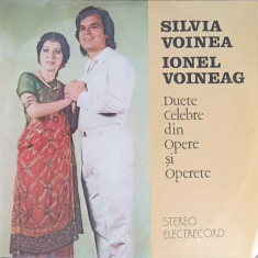 Disc vinil, LP. Duete Celebre Din Opere Si Operete-Silvia Voinea, Ionel Voineag