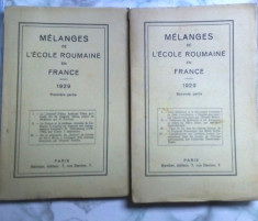 un lot de carte veche 1929 MELANGES DE L&amp;#039;ECOLE ROUMAINE EN FRANCE, foto