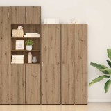 VidaXL Highboard din stejar artesan 45x42.5x185 cm Lemn prelucrat