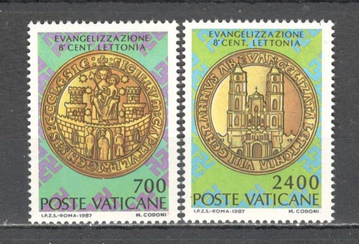 Vatican.1987 800 ani crestinarea Letoniei SV.563