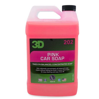 Sampon Auto PH Echilibrat 3D Pink Car Soap, 3.78L foto