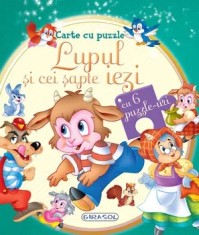 Lupul si cei sapte iezi. Cu 6 puzzle-uri/***