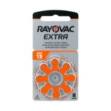 8 x baterii pentru aparate auditive Rayovac Extra 13