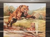 Coliță Afganistan 1998 Animale Preistorice Tigru cu Dinți de Sabie Smilodon Nestampilat - A005