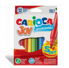 Set Carioca Joy Super Lavabila cu Varf Subtire 12 Culori foto