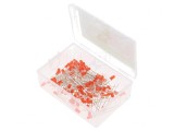 Set LED 3mm Roșii 100buc 1,8-2,4V 20mA Plastic, Optosupply