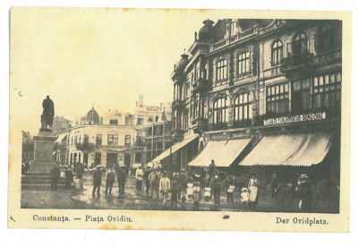 4624 - CONSTANTA, Market, Romania - old postcard - unused foto