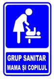 Semn de toaleta mama si copil