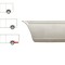Segment reparatie aripa spate Mercedes Sprinter 1995-2007 VW LT 1995-2006 L=2900 Partea Stanga, Spate, baza roti :4025 mm, in spatele rotii