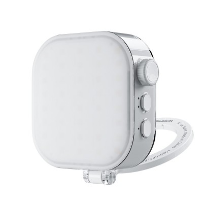 Lampa Magnetica &amp;quot;Ice Cube&amp;quot; cu Iluminare LED, Telesin P5-BGD-03, Design Portabil si Multifunctional, compatibila iPhone 16,15,15,14,13,12 foto